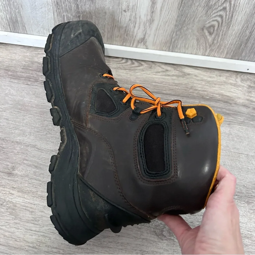 Magnum Barcelona 6.0 Safety Toe Work Boots Waterproof Men’s 10.5 Brown Orange